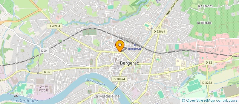 localisation de l'entreprise AMARA à BERGERAC