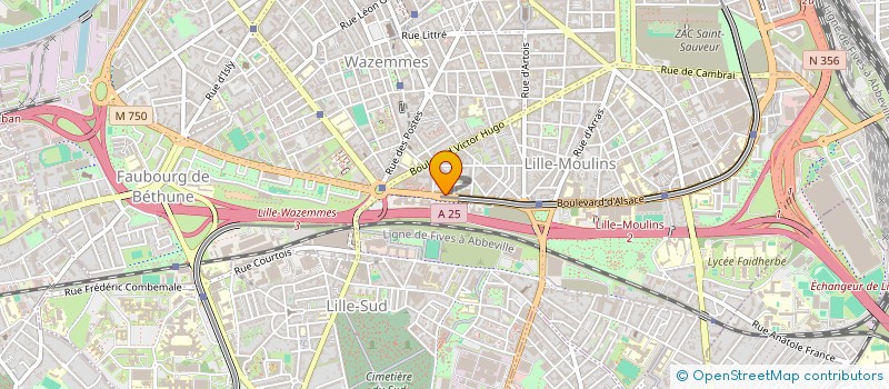 localisation de l'entreprise AMARA AVOCATS à LILLE