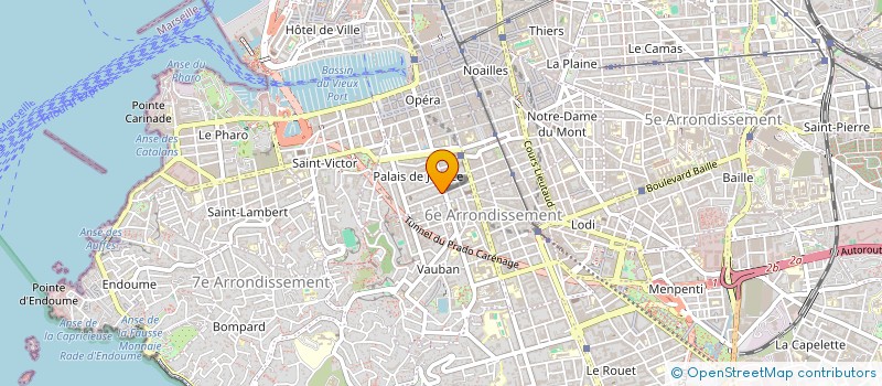 localisation de l'entreprise AMARA CONSEIL  MARSEILLE