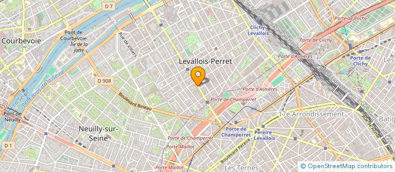 localisation de l'entreprise AMARA INVEST à LEVALLOIS-PERRET