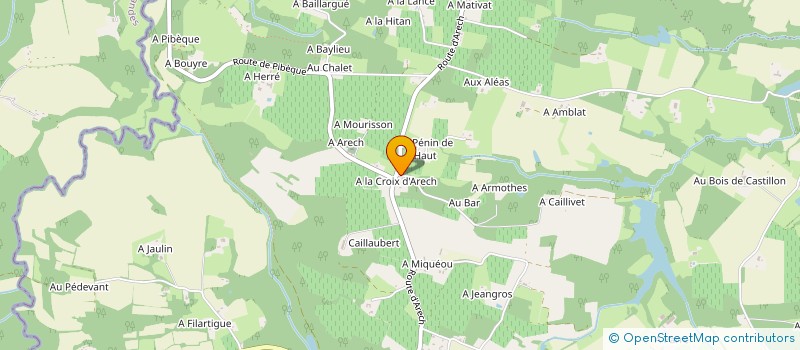 localisation de l'entreprise AMARAL FACADES  CASTELNAU D'AUZAN LABARRERE