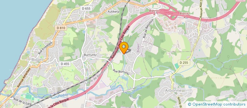 localisation de l'entreprise AMARALDOMAR à BIDART