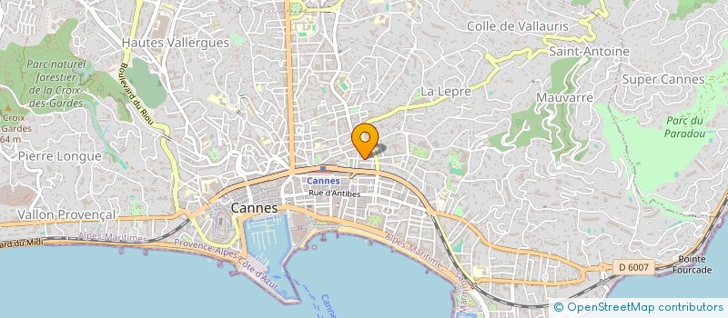 localisation de l'entreprise AMARANTA à CANNES