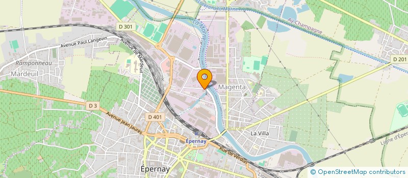 localisation de l'entreprise AMARANTE  EPERNAY