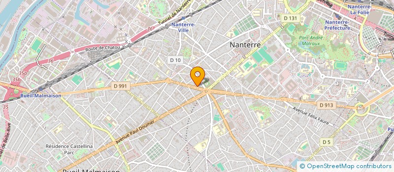 localisation de l'entreprise AMARANTE  NANTERRE