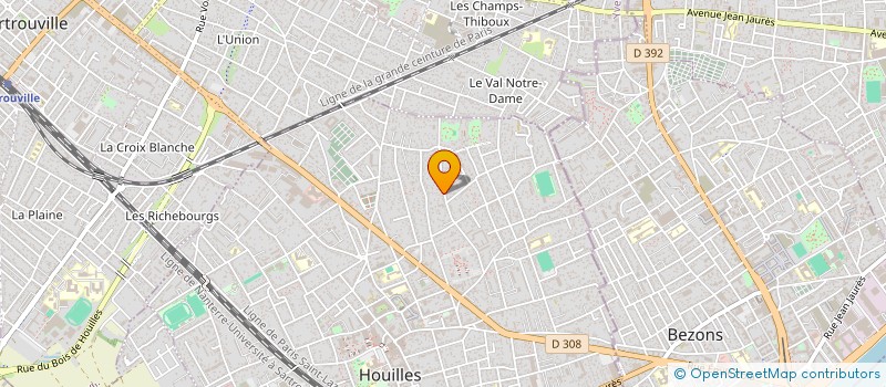 localisation de l'entreprise AMARANTE  HOUILLES