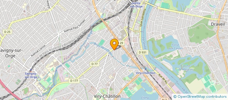 localisation de l'entreprise AMARANTE HOLDING à VIRY-CHATILLON