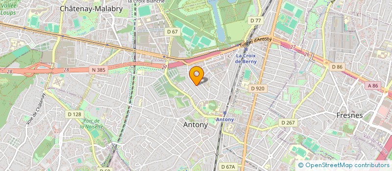 localisation de l'entreprise AMARANTE IMMO à ANTONY