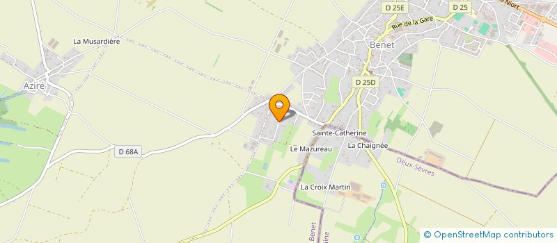 localisation de l'entreprise AMARANTHE à BENET