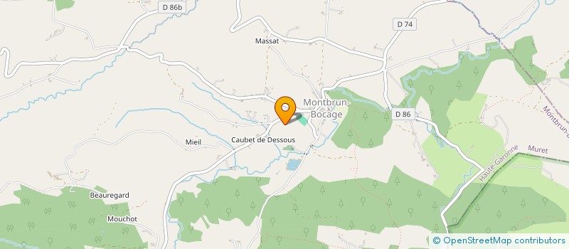 localisation de l'entreprise AMARANTHE  MONTBRUN-BOCAGE