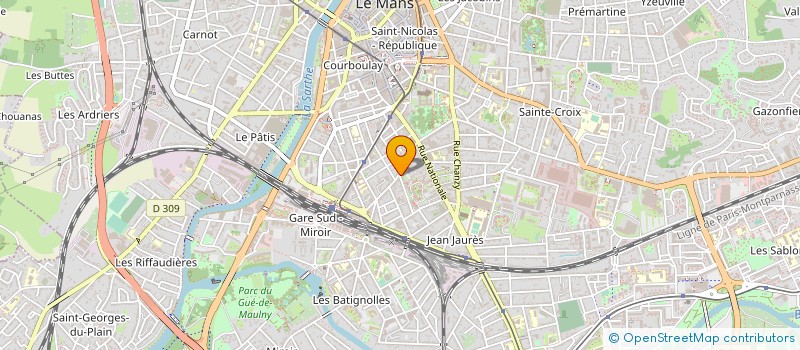 localisation de l'entreprise AMARCOM à LE MANS