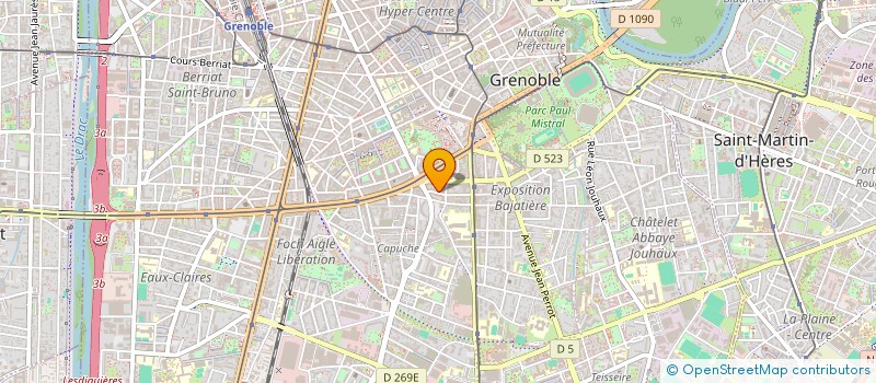 localisation de l'entreprise AMARCORD SARL à GRENOBLE