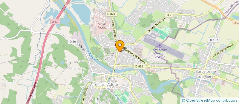 localisation de l'entreprise AMARDIE  AIRE-SUR-L'ADOUR