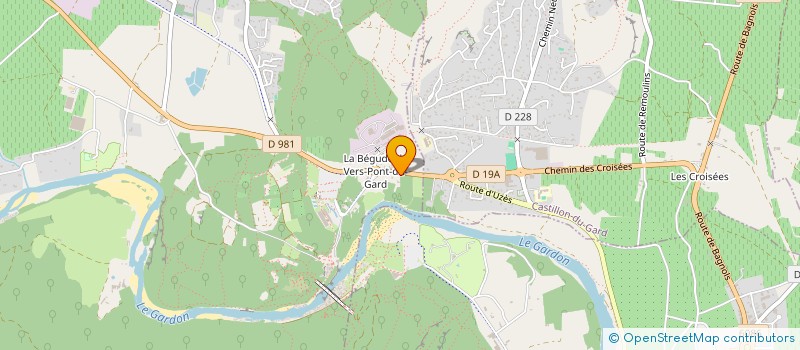 localisation de l'entreprise AMARECO  VERS-PONT-DU-GARD