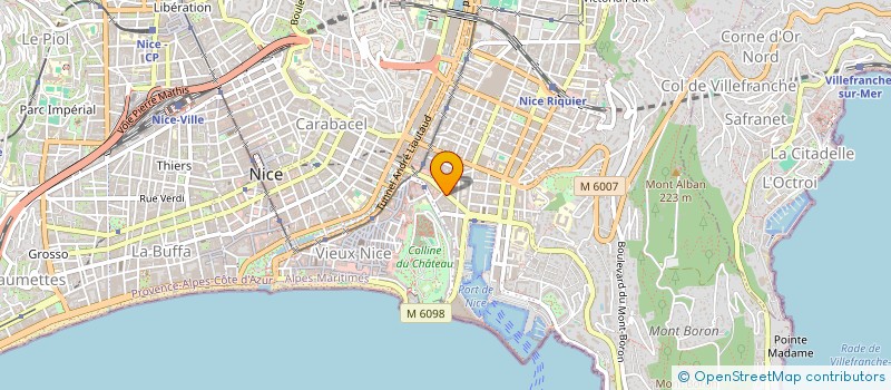 localisation de l'entreprise AMAREL à NICE