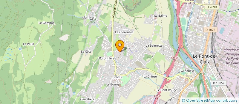 localisation de l'entreprise AMAREO  CLAIX