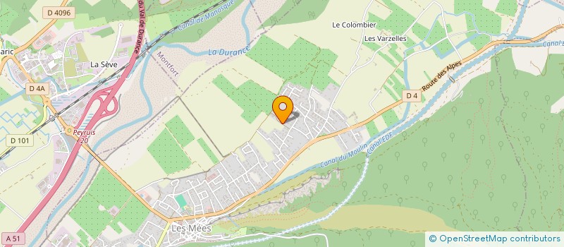 localisation de l'entreprise AMAREX à LES MEES