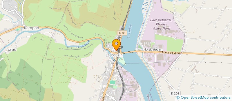 localisation de l'entreprise AMAREY  LE POUZIN