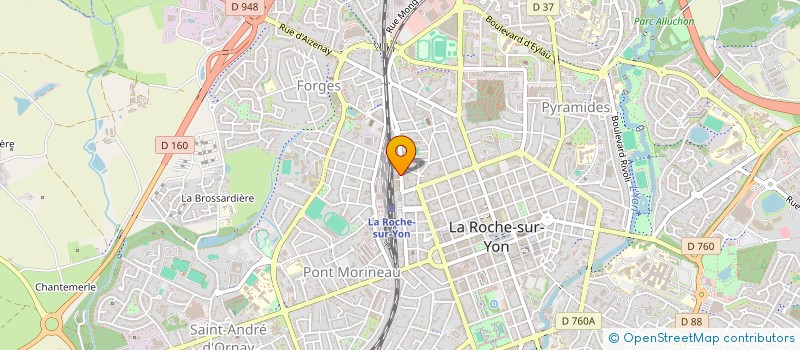 localisation de l'entreprise AMARGUERITE PRO SAS à LA ROCHE-SUR-YON