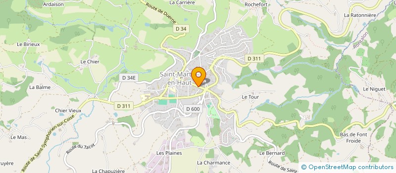 localisation de l'entreprise AMARI BRANDAO  SAINT-MARTIN-EN-HAUT