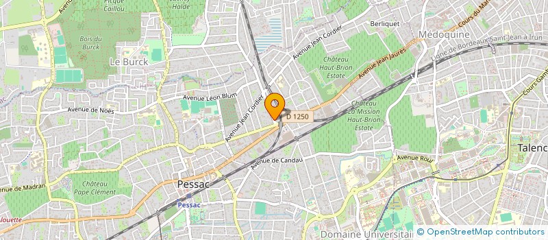 localisation de l'entreprise AMARIANE à PESSAC
