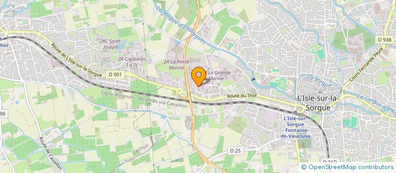 localisation de l'entreprise AMARIGOTINE  L'ISLE-SUR-LA-SORGUE