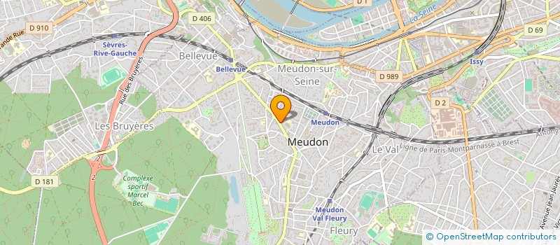 localisation de l'entreprise AMARIKA  MEUDON