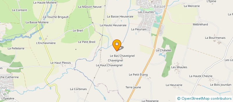 localisation de l'entreprise AMARILLE  BALAZE