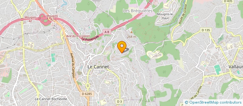 localisation de l'entreprise AMARILLI à LE CANNET