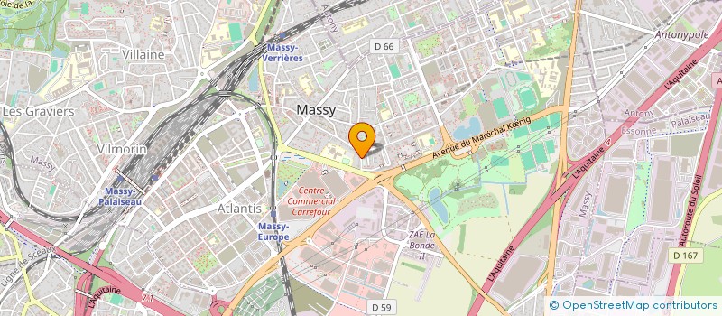 localisation de l'entreprise AMARILLI CONSEIL ET FORMATION  MASSY