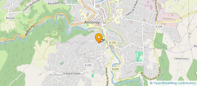 localisation de l'entreprise AMARILLO  ANNONAY