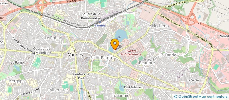 localisation de l'entreprise AMARILLO MUSIQUE à VANNES