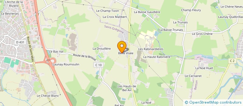 localisation de l'entreprise AMARIMMO DRYADES  SAINT-GREGOIRE