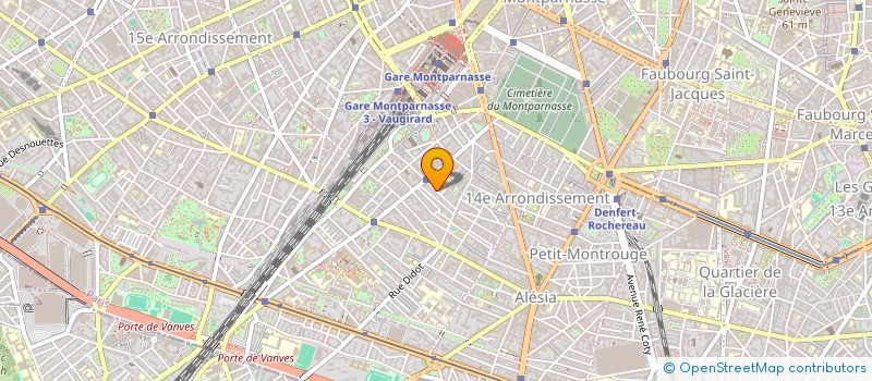 localisation de l'entreprise AMARINA à PARIS