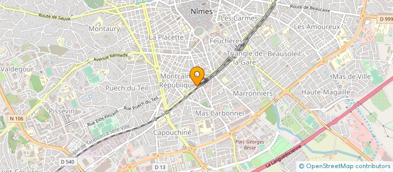 localisation de l'entreprise AMARINE  NIMES