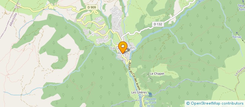 localisation de l'entreprise AMARINE  LA GIETTAZ