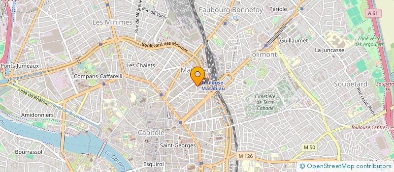 localisation de l'entreprise AMARINOS à TOULOUSE