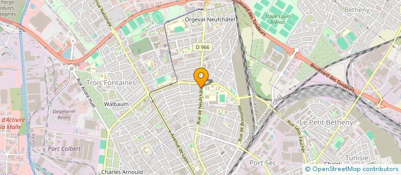 localisation de l'entreprise AMARIR à REIMS