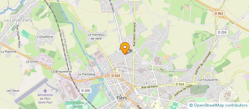 localisation de l'entreprise AMARIS à FLERS