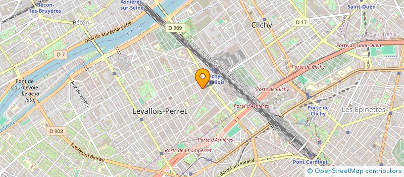 localisation de l'entreprise AMARIS AUDIT MAITRISE ADMINISTRATION RESEAU INFORMATIQUE SYSTEME à LEVALLOIS-PERRET