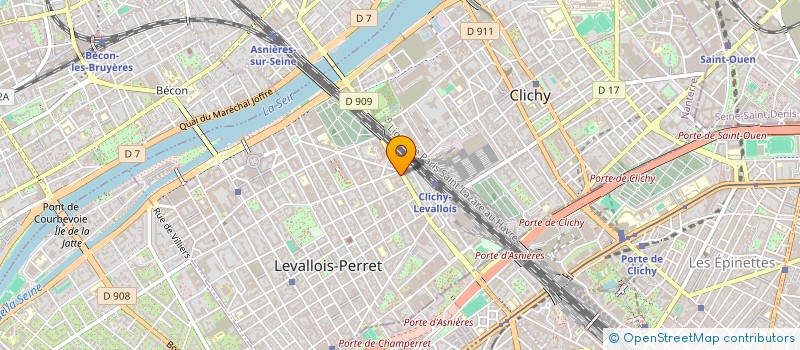localisation de l'entreprise AMARIS INSPECTION SAS  LEVALLOIS-PERRET