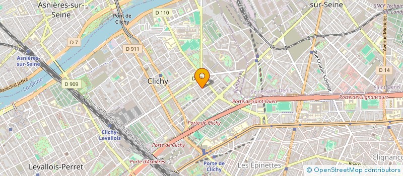 localisation de l'entreprise AMARIS RENOVATION à CLICHY