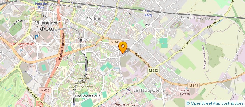 localisation de l'entreprise AMARISTE IMMOBILIER à VILLENEUVE-D'ASCQ