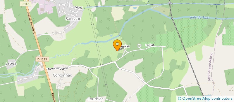 localisation de l'entreprise AMARLOC  SAINT-LAURENT-MEDOC