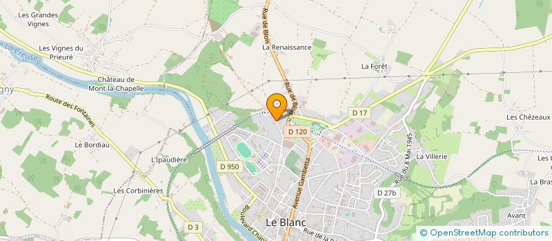 localisation de l'entreprise AMARMA à LE BLANC