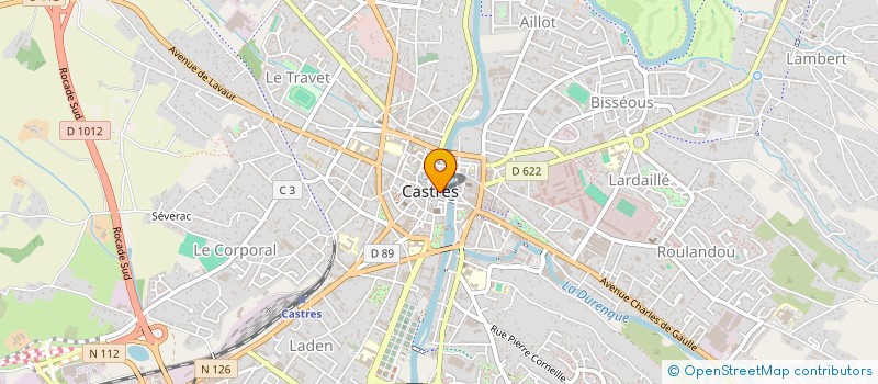 localisation de l'entreprise AMARO  CASTRES