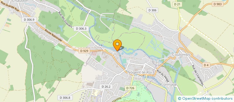 localisation de l'entreprise AMARO BATIMENT à NOGENT-LE-ROI