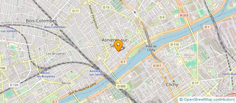 localisation de l'entreprise AMARO CSI à ASNIERES-SUR-SEINE