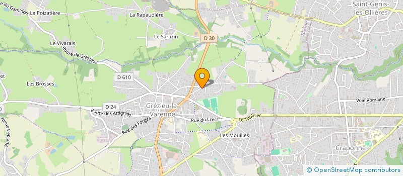 localisation de l'entreprise AMARO INVEST  GREZIEU-LA-VARENNE