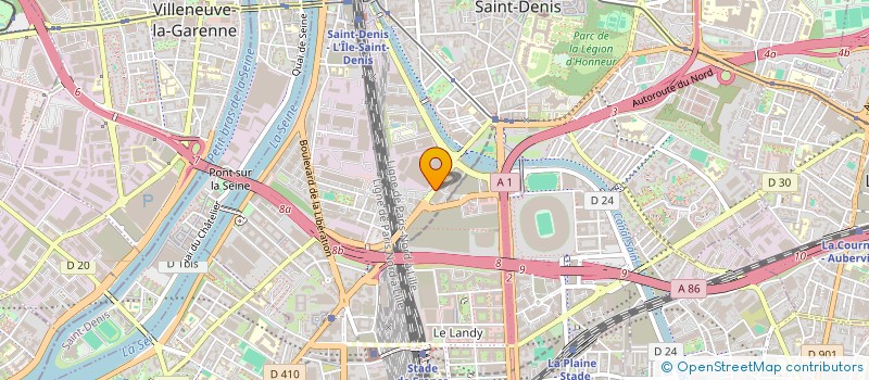 localisation de l'entreprise AMARO TRANSPORT à SAINT-DENIS
